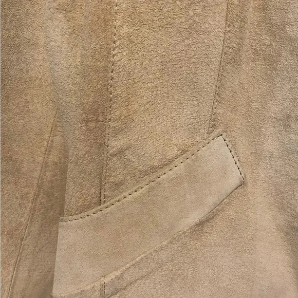 BRAZILIAN LEATHER jacket SPLIT END LTD Size 9 VINTAGE 80s - Picture 3 of 8